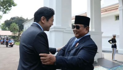 Prabowo Sambut PM Singapura di Istana Merdeka untuk Retreat Tahunan