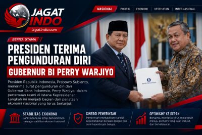 Presiden Terima Pengunduran Diri Gubernur BI Perry Warjiyo