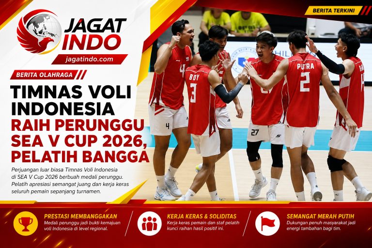 Timnas Voli Indonesia Raih Perunggu SEA V Cup 2026, Pelatih Bangga
