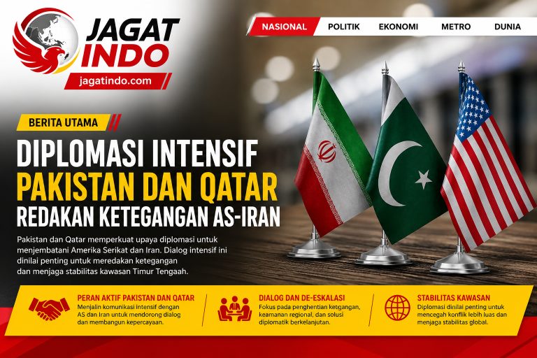 Diplomasi Intensif Pakistan dan Qatar Redakan Ketegangan AS-Iran