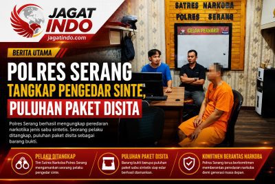 Polres Serang Tangkap Pengedar Sinte, Puluhan Paket Disita