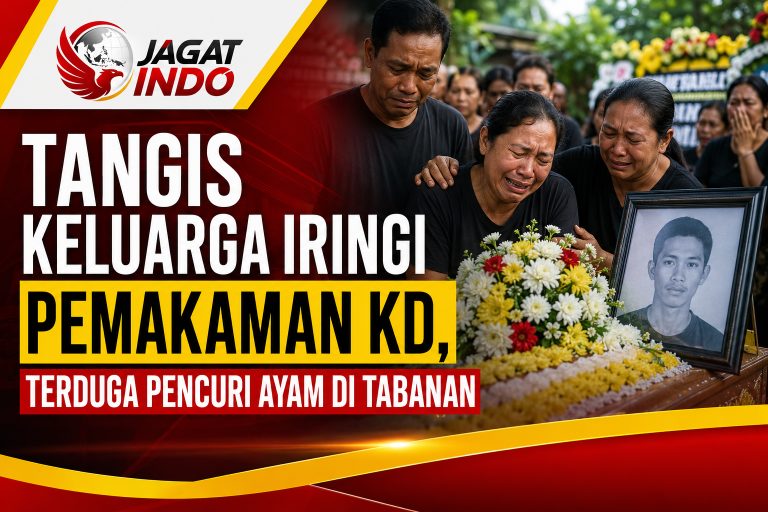 Tangis Keluarga Iringi Pemakaman KD, Terduga Pencuri Ayam di Tabanan