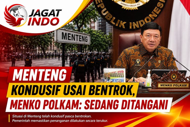 Menteng Kondusif Usai Bentrok, Menko Polkam: Sedang Ditangani
