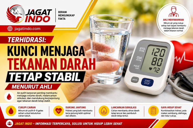 Terhidrasi: Kunci Menjaga Tekanan Darah Tetap Stabil Menurut Ahli