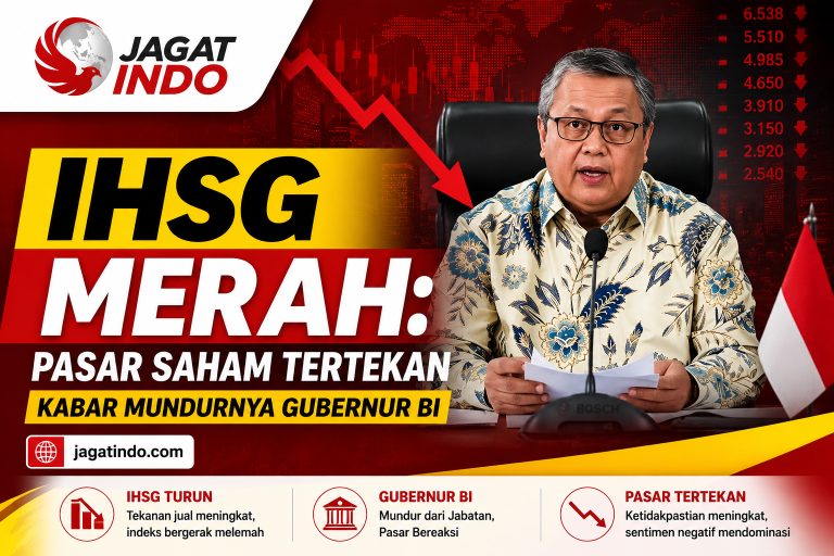 IHSG Merah: Pasar Saham Tertekan Kabar Mundurnya Gubernur BI