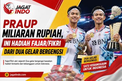 Raup Miliaran Rupiah, Ini Hadiah Fajar/Fikri dari Dua Gelar Bergengsi