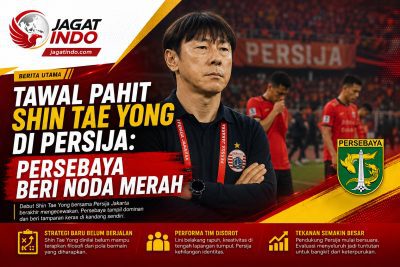 Awal Pahit Shin Tae Yong di Persija: Persebaya Beri Noda Merah