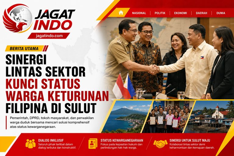 Sinergi Lintas Sektor Kunci Status Warga Keturunan Filipina di Sulut