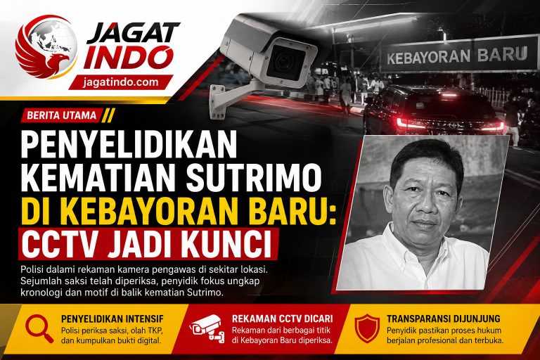 Penyelidikan Kematian Sutrimo di Kebayoran Baru: CCTV Jadi Kunci