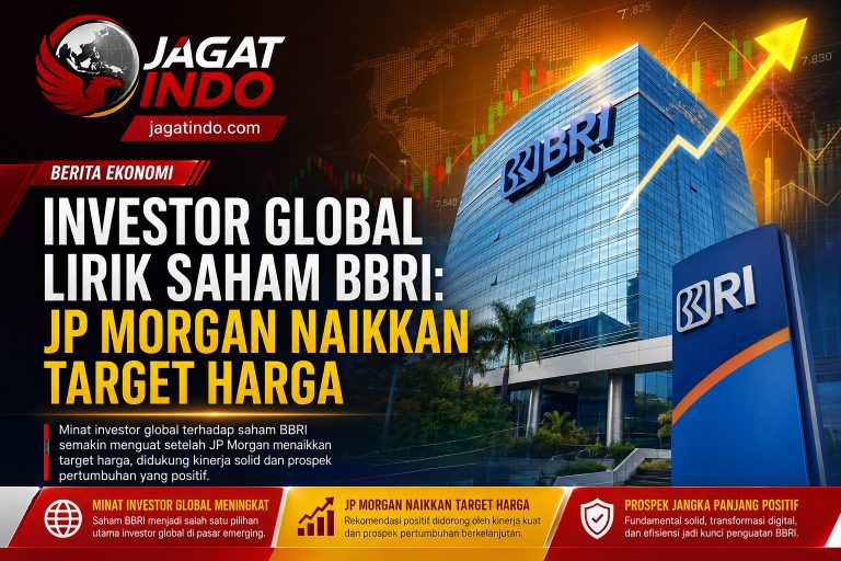 Investor Global Lirik Saham BBRI: JP Morgan Naikkan Target Harga