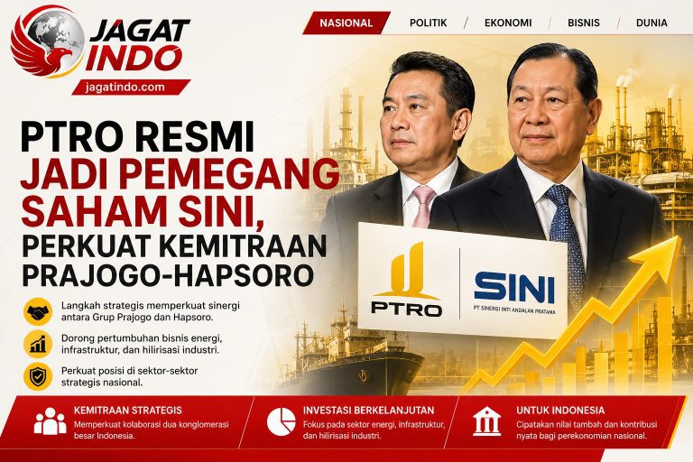 PTRO Resmi Jadi Pemegang Saham SINI, Perkuat Kemitraan Prajogo-Hapsoro