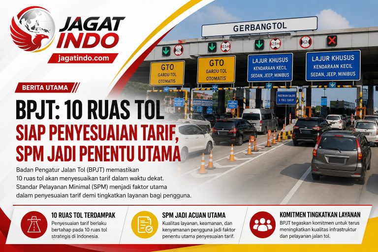 BPJT: 10 Ruas Tol Siap Penyesuaian Tarif, SPM Jadi Penentu Utama