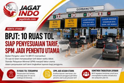 BPJT: 10 Ruas Tol Siap Penyesuaian Tarif, SPM Jadi Penentu Utama