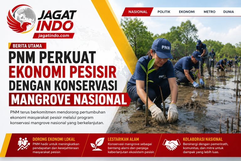 PNM Perkuat Ekonomi Pesisir dengan Konservasi Mangrove Nasional