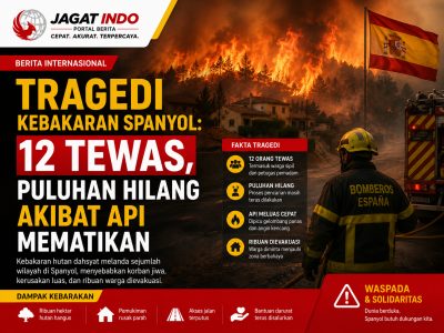Tragedi Kebakaran Spanyol: 12 Tewas, Puluhan Hilang Akibat Api Mematikan