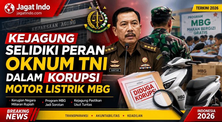 Kejagung Selidiki Peran Oknum TNI dalam Korupsi Motor Listrik MBG