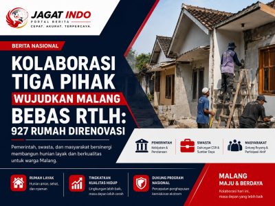 Kolaborasi Tiga Pihak Wujudkan Malang Bebas RTLH: 927 Rumah Direnovasi
