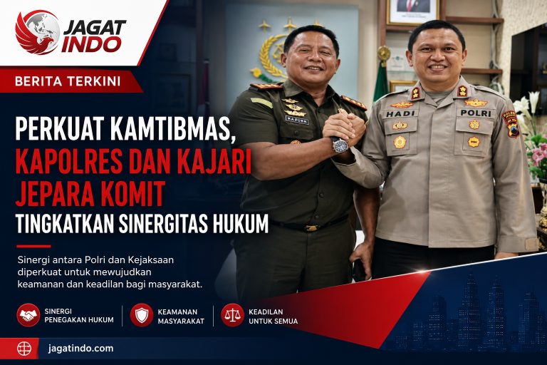 Perkuat Kamtibmas, Kapolres dan Kajari Jepara Komit Tingkatkan Sinergitas Hukum