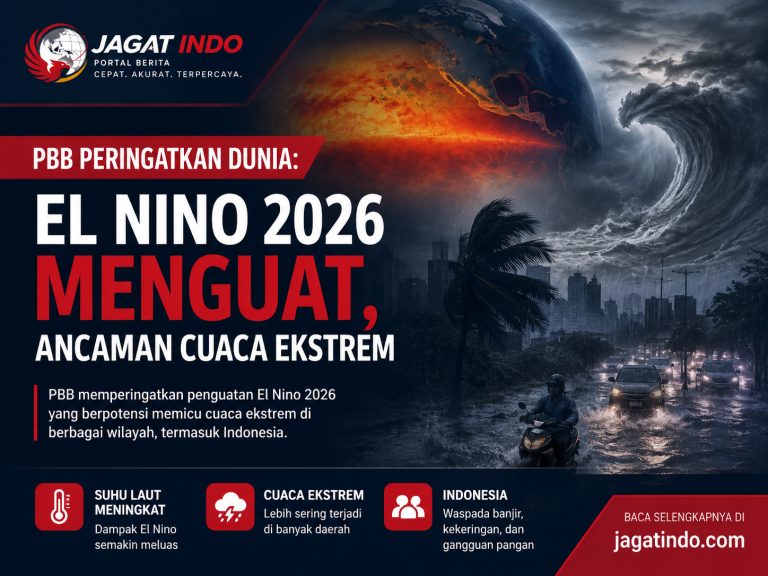 PBB Peringatkan Dunia: El Nino 2026 Menguat, Ancaman Cuaca Ekstrem