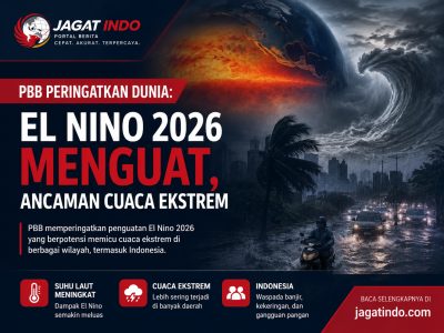 PBB Peringatkan Dunia: El Nino 2026 Menguat, Ancaman Cuaca Ekstrem
