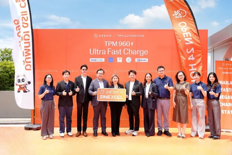 Thailand Sambut Era Baru Pengisian Daya EV: Stasiun Megawatt ZEEKR-SINEXCEL Resmi Beroperasi