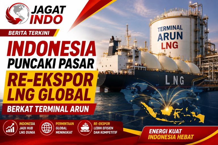 Indonesia Puncaki Pasar Re-Ekspor LNG Global Berkat Terminal Arun