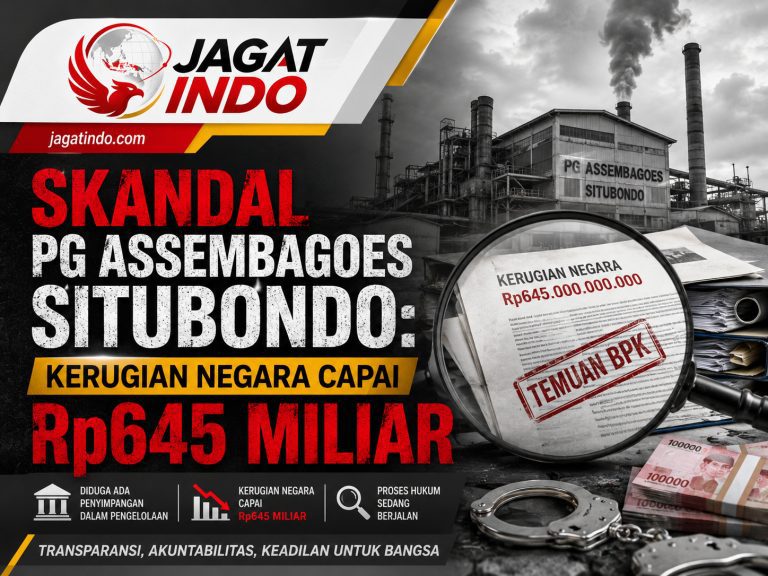 Skandal PG Assembagoes Situbondo: Kerugian Negara Capai Rp645 Miliar