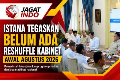 Istana Tegaskan Belum Ada Reshuffle Kabinet Awal Agustus 2026