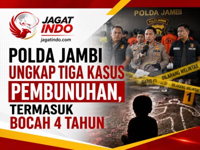 Polda Jambi Ungkap Tiga Kasus Pembunuhan, Termasuk Bocah 4 Tahun