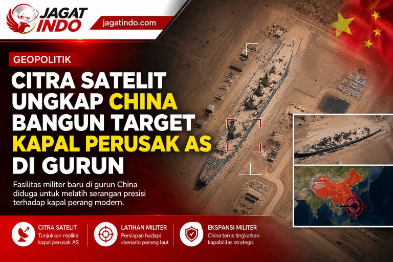 Citra Satelit Ungkap China Bangun Target Kapal Perusak AS di Gurun