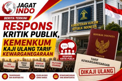 Respons Kritik Publik, Kemenkum Kaji Ulang Tarif Kewarganegaraan