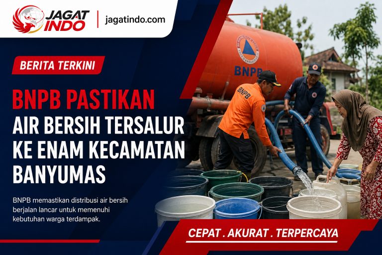 BNPB Pastikan Air Bersih Tersalur ke Enam Kecamatan Banyumas