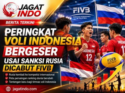 Peringkat Voli Indonesia Bergeser Usai Sanksi Rusia Dicabut FIVB