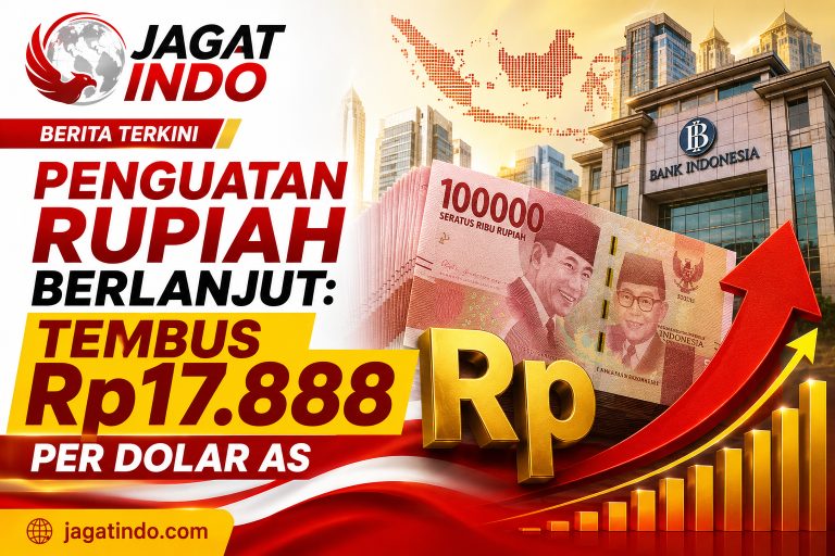 Penguatan Rupiah Berlanjut: Tembus Rp17.888 per Dolar AS