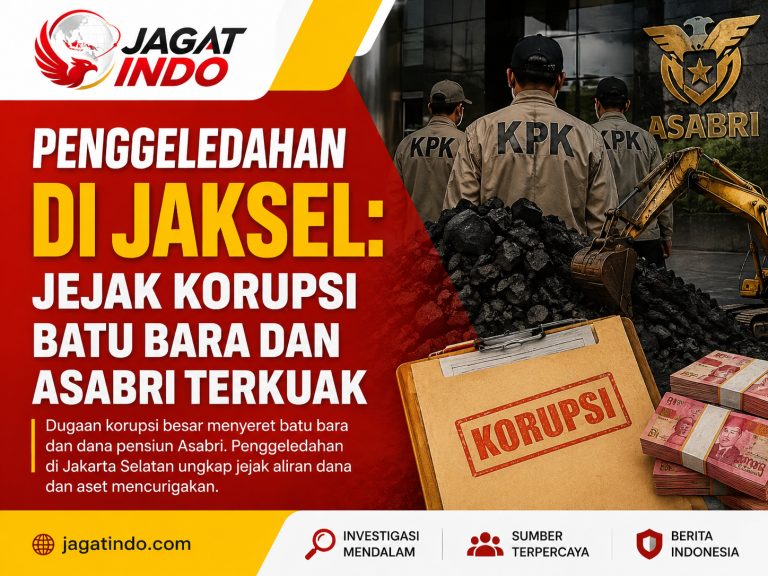 Penggeledahan di Jaksel: Jejak Korupsi Batu Bara dan Asabri Terkuak