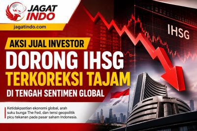 Aksi Jual Investor Dorong IHSG Terkoreksi Tajam di Tengah Sentimen Global