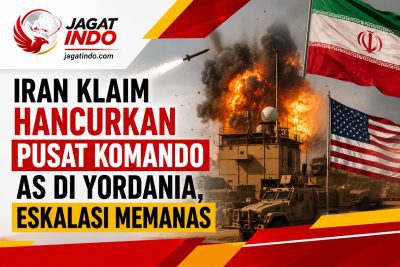 Iran Klaim Hancurkan Pusat Komando AS di Yordania, Eskalasi Memanas