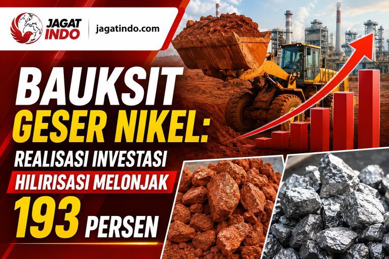 Bauksit Geser Nikel: Realisasi Investasi Hilirisasi Melonjak 193 Persen