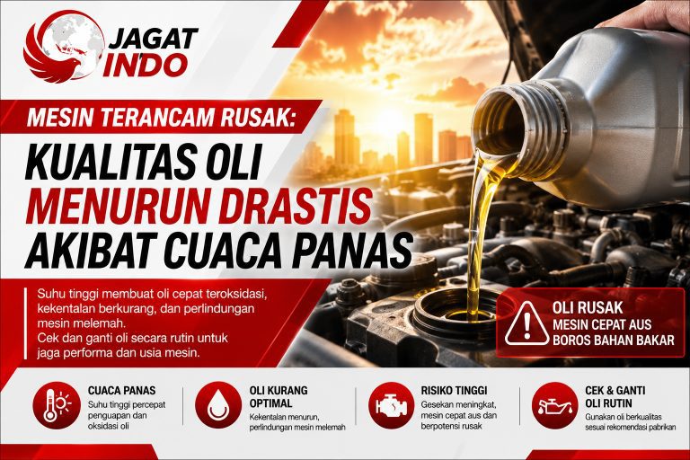 Mesin Terancam Rusak: Kualitas Oli Menurun Drastis Akibat Cuaca Panas
