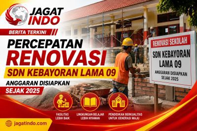 Percepatan Renovasi SDN Kebayoran Lama 09, Anggaran Disiapkan Sejak 2025
