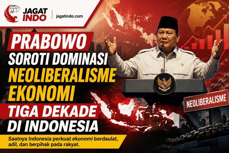Prabowo Soroti Dominasi Neoliberalisme Ekonomi Tiga Dekade di Indonesia