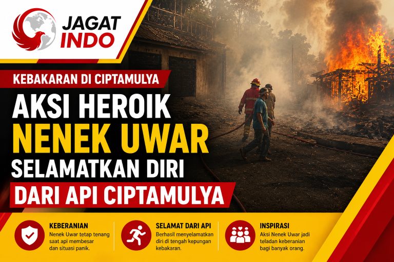 Aksi Heroik Nenek Uwar Selamatkan Diri dari Api Ciptamulya
