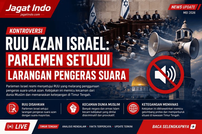 Kontroversi RUU Azan Israel: Parlemen Setujui Larangan Pengeras Suara