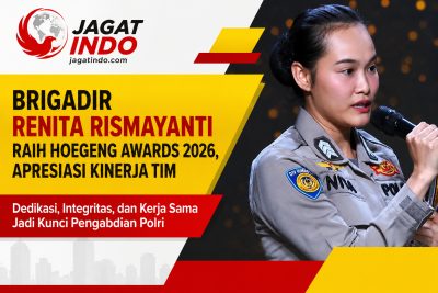 Brigadir Renita Rismayanti Raih Hoegeng Awards 2026, Apresiasi Kinerja Tim