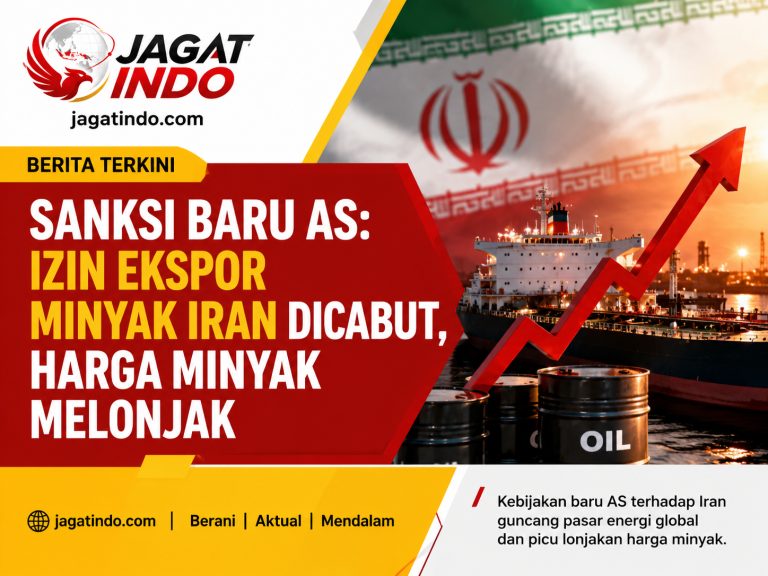 Sanksi Baru AS: Izin Ekspor Minyak Iran Dicabut, Harga Minyak Melonjak