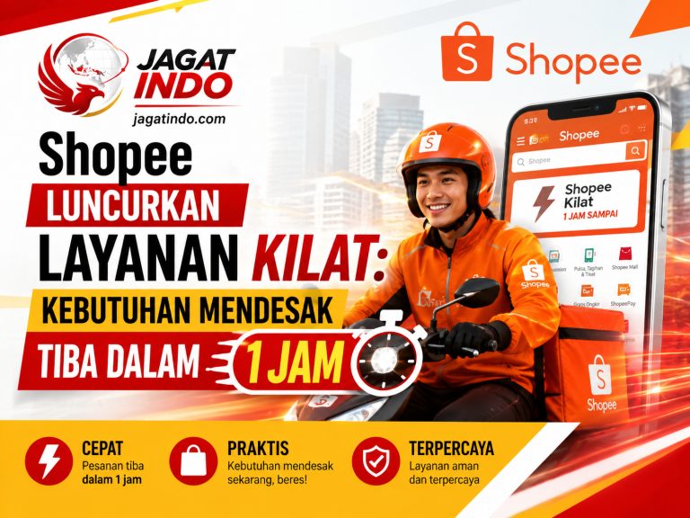 Shopee Luncurkan Layanan Kilat: Kebutuhan Mendesak Tiba dalam 1 Jam