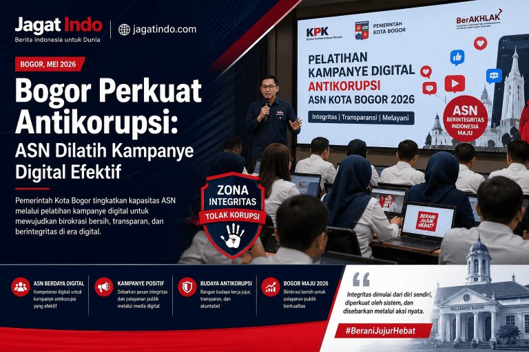 Bogor Perkuat Antikorupsi: ASN Dilatih Kampanye Digital Efektif