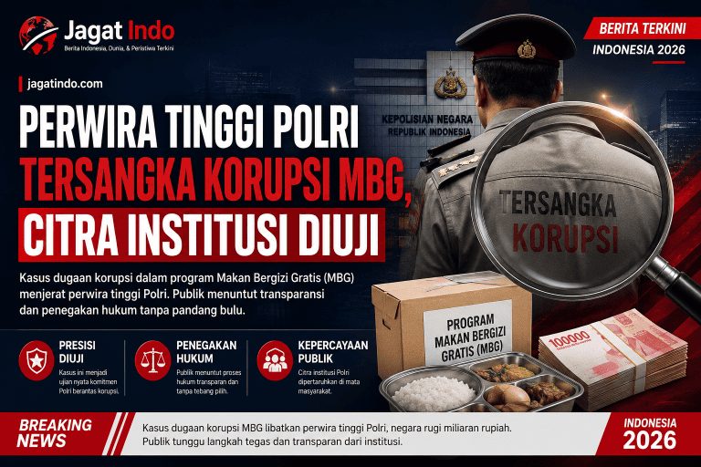 Perwira Tinggi Polri Tersangka Korupsi MBG, Citra Institusi Diuji