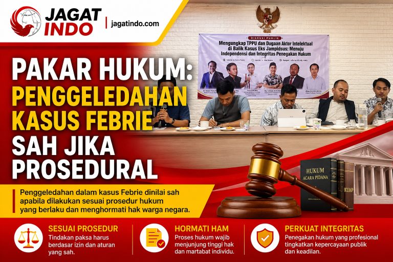 Pakar Hukum: Penggeledahan Kasus Febrie Sah Jika Prosedural