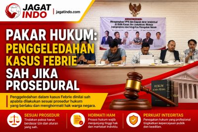 Pakar Hukum: Penggeledahan Kasus Febrie Sah Jika Prosedural